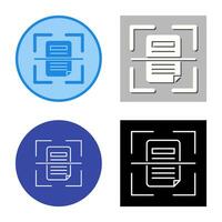 Scan Vector Icon