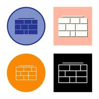 Brick wall Vector Icon