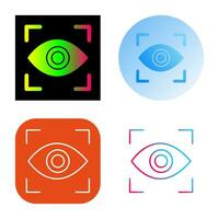 Eye Scan Vector Icon
