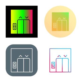 icono de vector de ascensor