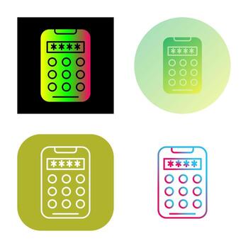 Pin Code Vector Icon