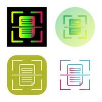 Scan Vector Icon