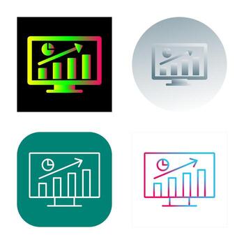 icono de vector de estadísticas