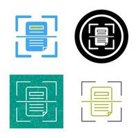 Scan Vector Icon