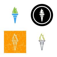 Torch Vector Icon