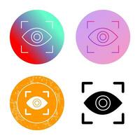 Eye Scan Vector Icon