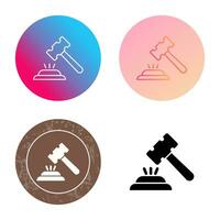 Gavel Vector Icon