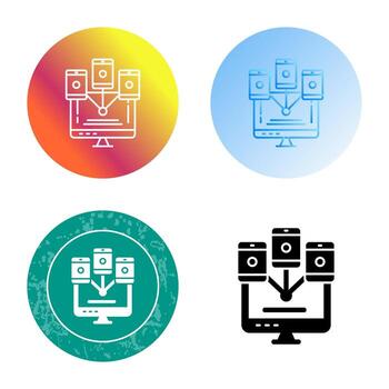 Computer Networks Vector Icon