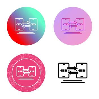 Data Synchronization Vector Icon