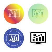 icono de vector de estadísticas