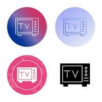 icono de vector de tv