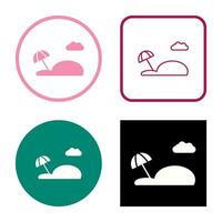 Beach Vector Icon