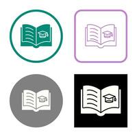 Open Book Vector Icon