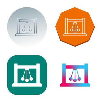 icono de vector de péndulo