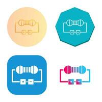 Resistor Vector Icon