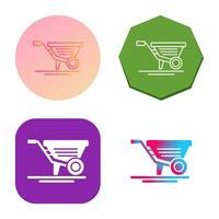 Wheelbarrow Vector Icon