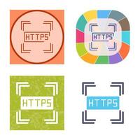 icono de vector de https