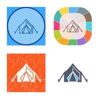 Tent Vector Icon