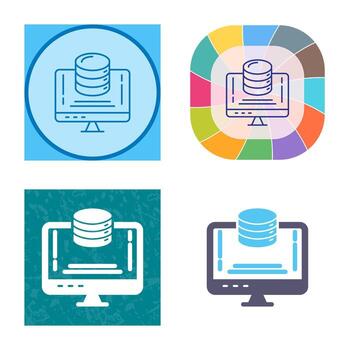 Data Storage Vector Icon