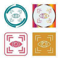 Eye Scan Vector Icon