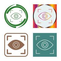 Eye Scan Vector Icon