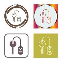 Room key Vector Icon