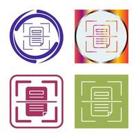Scan Vector Icon