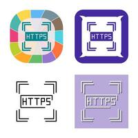 icono de vector de https