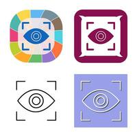 Eye Scan Vector Icon
