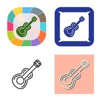 icono de vector de guitarra