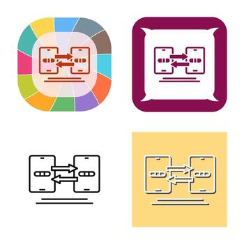 Data Synchronization Vector Icon