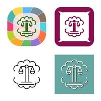 Justice Scale Vector Icon