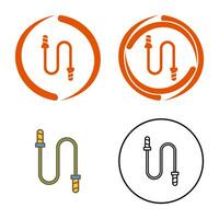 Jumping Rope Vector Icon