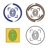 Fingerprint Vector Icon