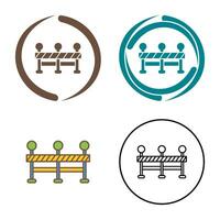 Roadblock Vector Icon