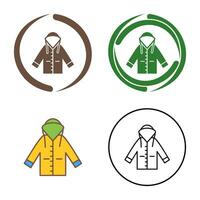 Raincoat Vector Icon