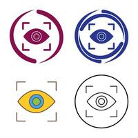 Eye Scan Vector Icon