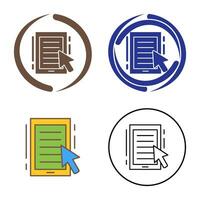 Ebook Vector Icon