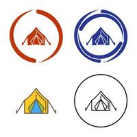 Tent Vector Icon