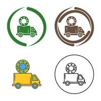 Delivery Truck Vector Icon