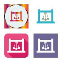 icono de vector de péndulo