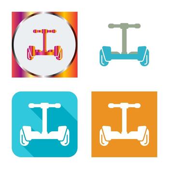 icono de vector de hoverboard