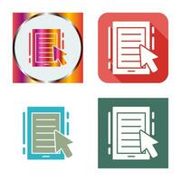 icono de vector de ebook