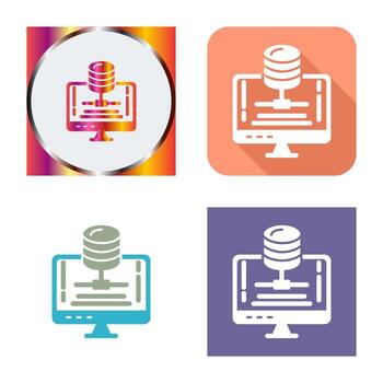 icono de vector de servidor