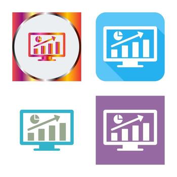 icono de vector de estadísticas