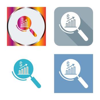 icono de vector de estadísticas