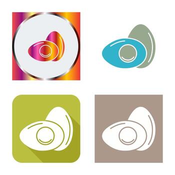 icono de vector de huevo