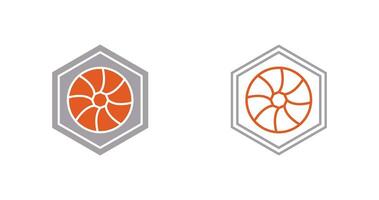 Unique Hexagonal Diaphram Vector Icon
