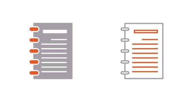 Notepad Vector Icon