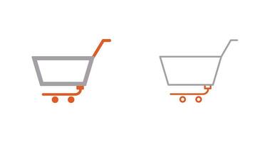 Unique Empty Cart Vector Icon